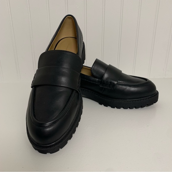 14th & Union Women’s Bryant Lug Loafer Size 9 Black 021 - Picture 1 of 7
